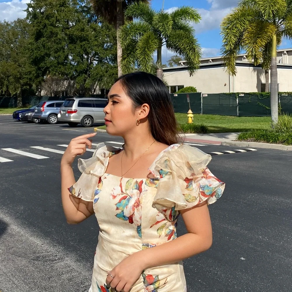 FLORAL DRESS - Picture 2 of 6